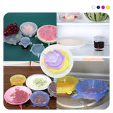 6 Silikon-Stretchdeckel