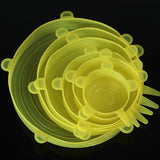 6 Silikon-Stretchdeckel