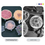 6 Silikon-Stretchdeckel